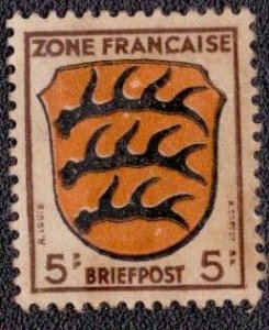 Germany -French Occupation 1945 -  4N3 MNG