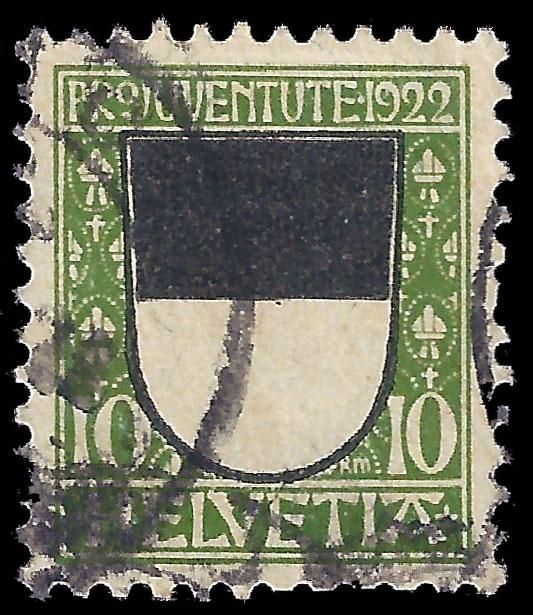 Switzerland 1922 Sc B21-24 uvf Pro Juventute