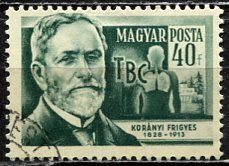 Hungary; 1954: Sc. # 1103:  Used CTO Single Stamp