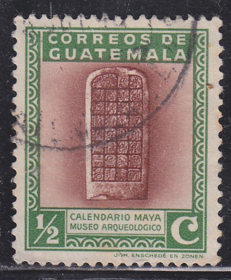 Guatemala 292 Mayan Calendar 1939