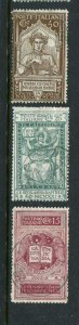 Italy #133-5 used