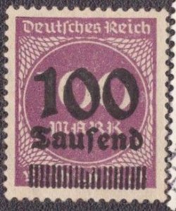 Germany 253 1923 MNG