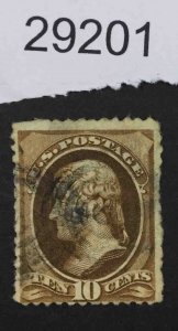 US STAMPS  #209 USED LOT #29201