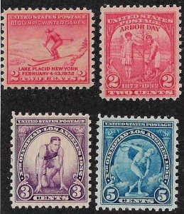 716-719 Mint,OG,NH... SCV $5.80