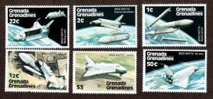 Grenada Grenadines # 249-254 Mint NH Space Shuttle!
