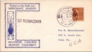 1941 - S/S Mormacswan - Moore McCormack Lines - F51732