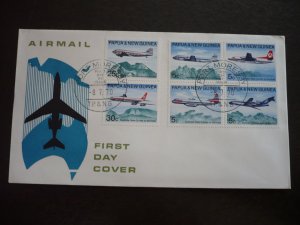 Postal History - Papua New Guinea - Scott# 308a-310 - First Day Cover