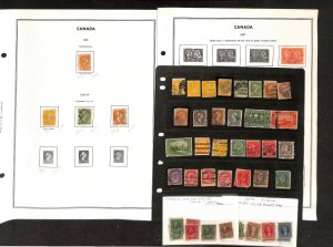 Canada Stamp Collection on 100 Harris Pages to 1984