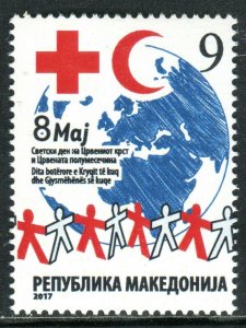 170 - MACEDONIA 2017 - Red Cross - MNH Set