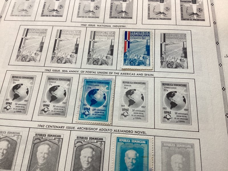 ICOLLECTZONE Dominica Republic Collection as received mint hinged used (COL551)