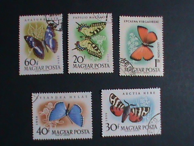 HUNGARY STAMP- COLORFUL BEAUTIFUL LOVELY BUTTERFLY JUMBO LARGE CTO STAMPS-VF