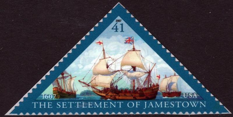 SC#4136 41¢ Settlement of Jamestown Single (2007) SA