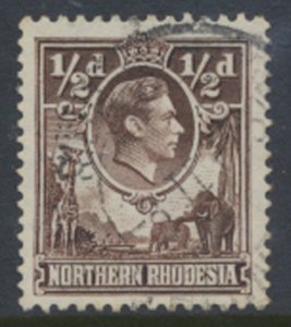 Northern Rhodesia  SG 26  SC# 26 Used   see detail and scan