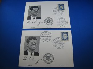 GERMANY 1964  -  2 JFK MEMORIAL COVERS