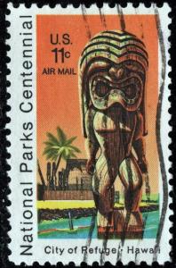 SC#C84 11¢ National Parks: City of Refuge, Hawaii Single (1972) Used