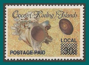 Cocos 1991 Surcharge 1c, MNH 225,SG236