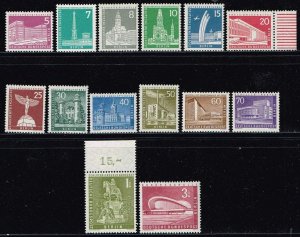 Germany 1956,Sc.#9N121 and more MNH Berlin Buildings