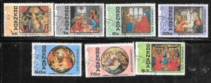 Grenada  #772-778 Christmas 1976 set complete (U) CV$1.90