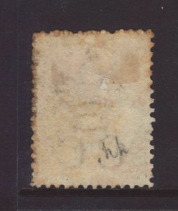 1867 Ceylon 1d Deep Blue Wmk 6 Perf 12½ Good Used SG63b