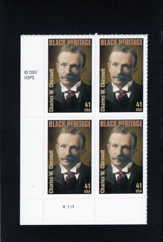 4222 Chas. Chesnutt, MNH LL-PB/4 (#V1111)