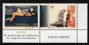 Slovenia  Scott 229-230 MNH** Europa Art pair