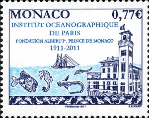 Monaco 2011 MNH Stamps Scott 2648 Fish Marine Life Science Oceanograpy