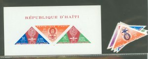 Haiti #486-88/C188-90/C190a  Single (Complete Set)