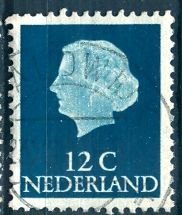 Netherlands; 1954: Sc. # 345: O/Used Single Stamp