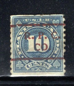 RF20 used Playing Cards perf 10V - see scan