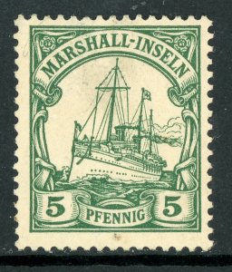 Marshall Islands 1901 Germany 5 pfg Green Sc #14 Mint S351