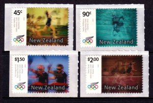 New Zealand 2004 Olympic Games 3D Stamps Complete Mint MNH Set SC 1968-1971