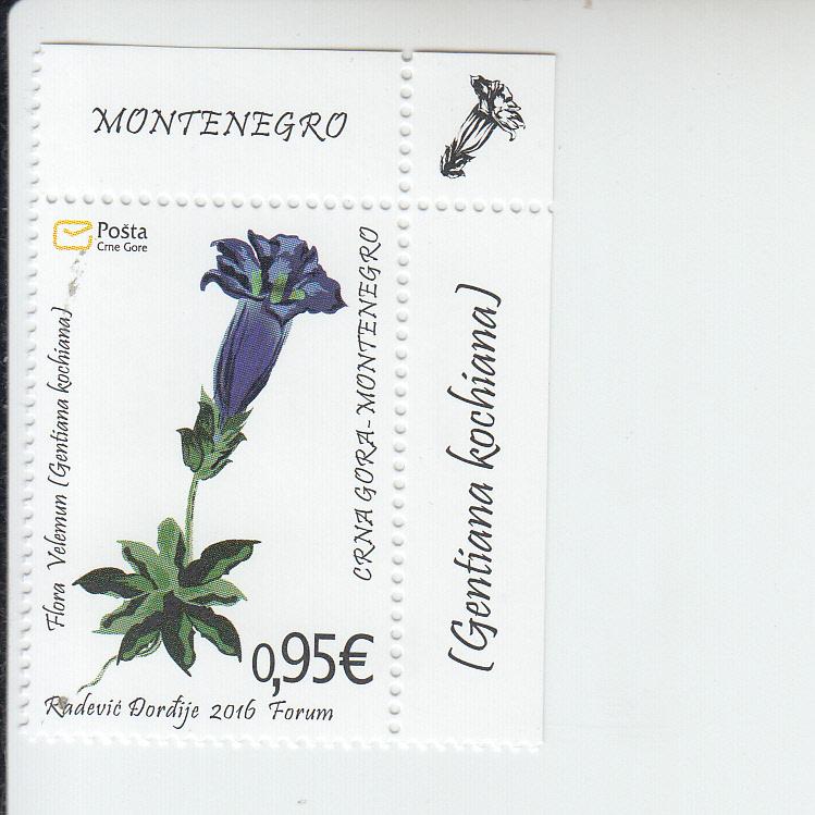 2016 Montenegro Velemun Plant (Scott 396) MNH