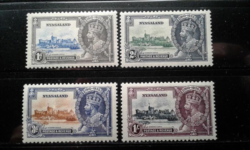  Nyasaland #47-50 mint hinged e1812.2807