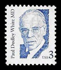 PCBstamps   US #2170 3c Dr. Paul D. White, MNH, (10)