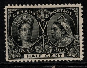 CANADA SG121 1897 ½c BLACK MTD MINT