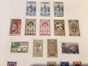 French Colonies  mounted mint or used stamps A9706