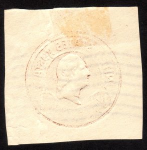 1925, US, 1 1/2c, Cut square, Used, Sc U481