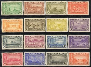 BAHAMAS - 1948 - Eleuthera Defs. - Perf 16v Set - Mint Never Hinged