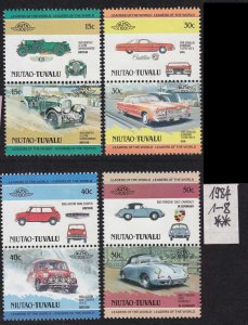 TUVALU [Niutao] MiNr 0001-08 ( **/mnh ) Autos