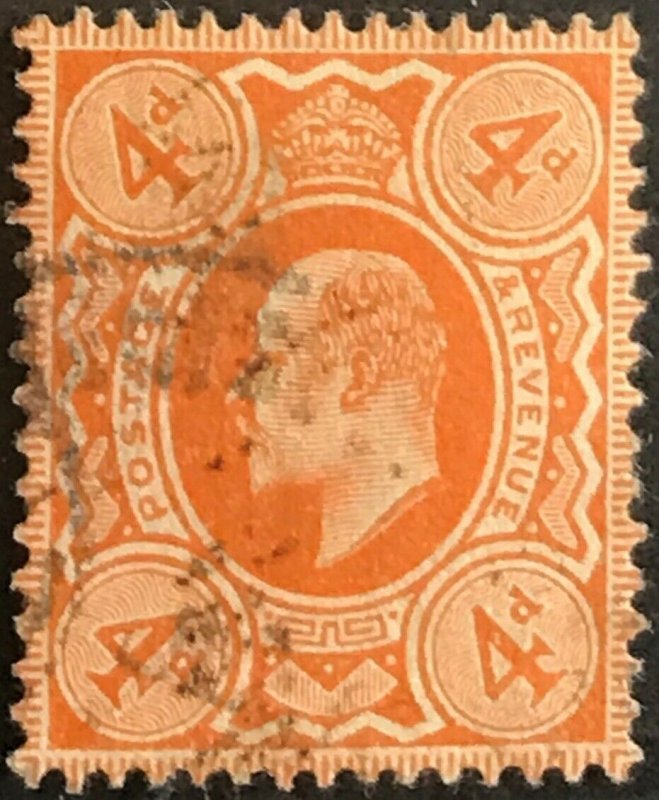 GB 1911 4d SG 286 Used KEVII (002939)