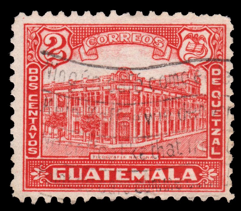 GUATEMALA STAMP 1943 SCOTT # 307. USED. # 5