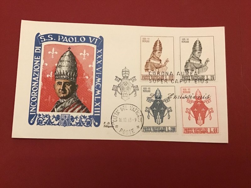 Vatican 1963 S.S Paolo VI  Postal Cover R42314