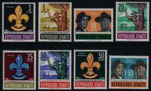 Haiti 491-5, C193-5 MNH Scouts, Lord & Lady Baden-Powell