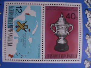 ANGUILA-1975-WORLD CRICKET CUP WINNER-WEST INDIES- MNH-S/S-VERY FINE