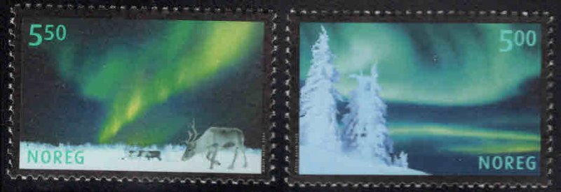 Norway Scott 1318-1319  MNH**  2001 Aurora Borealis set