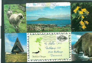 Faroe Islands. Card. 1982. Commercial Atlas Greetings from Faroe . Sc.# 84.