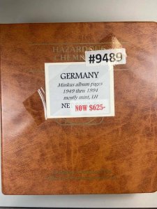 Collections For Sale, Germany (9489)  1949 thru 1994