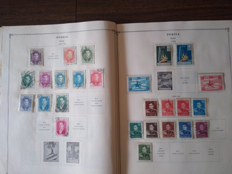 collection on pages 5% of Scott CV Iran 1949-74 CV $225