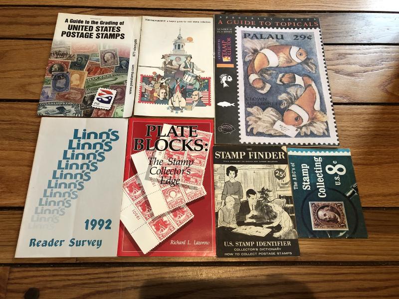 7 Different Stamp Collecting Pamphlets