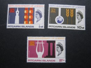 Pitcairn Island 1966 Sc 64-66 set MNH